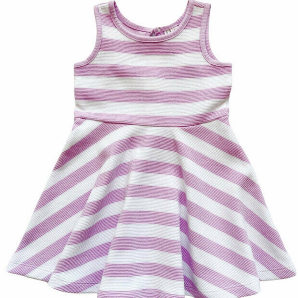 Janie & Jack Striped Textured Tank Dress 3-6 months